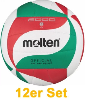Volleyball Sparpaket Molten 12x V5M2000