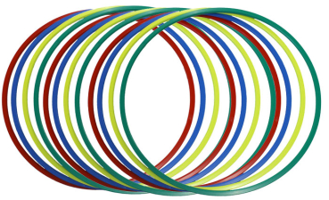 Gymnastikreifen 12er-Set 60 cm 