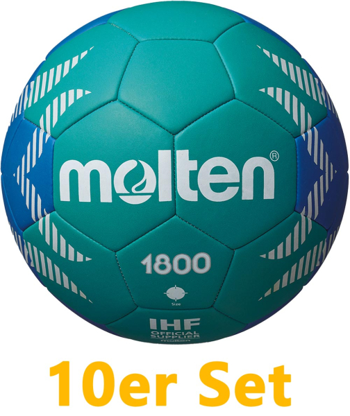 Handball Molten HA1800-GB, 10er Set