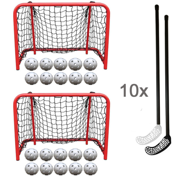 Unihockey-Set Big-Team mit Stahltoren